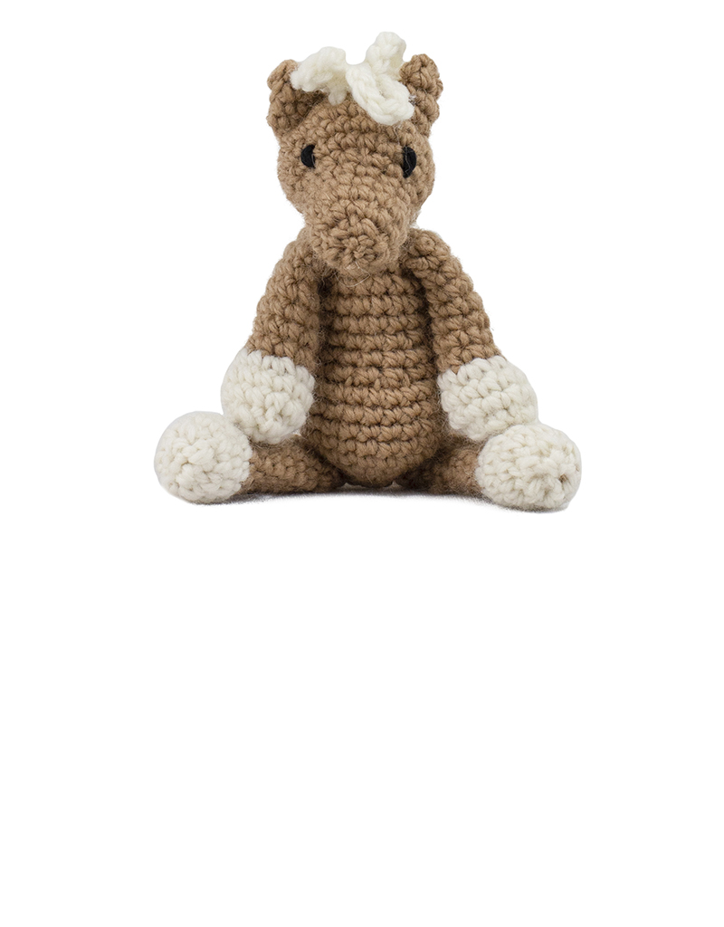 toft ed's animal mini chardonnay the palomino pony amigurumi crochet